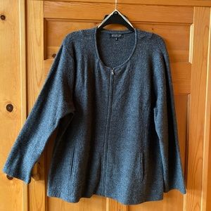 Jones New York 100% merino wool jacket